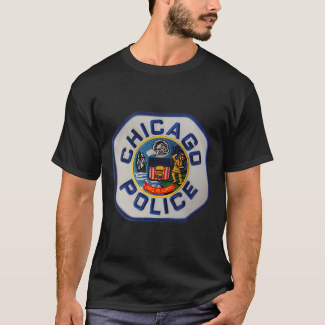 T-shirt Sceau du service de police de Chicago (Devant)