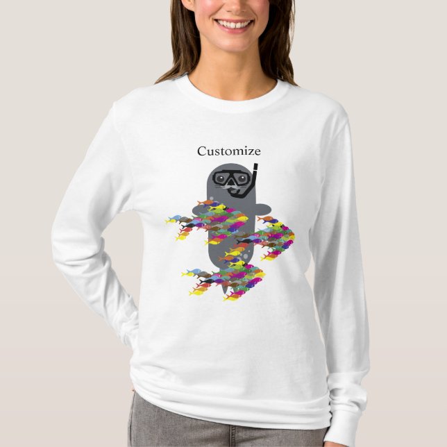 T-shirt Sceau gris Thunder_Cove  (Devant)