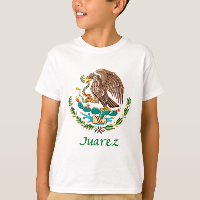 T-shirt Sceau national mexicain de Juarez (Devant)