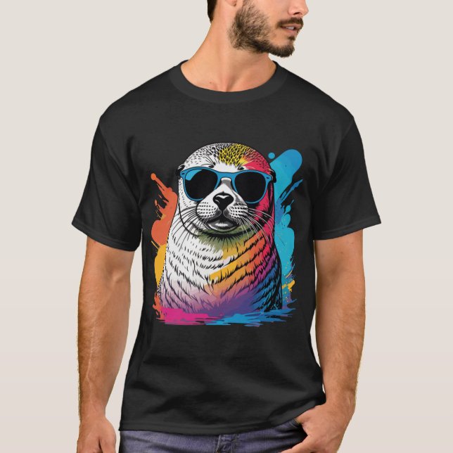 T-shirt Sceau rétro vintage (Devant)