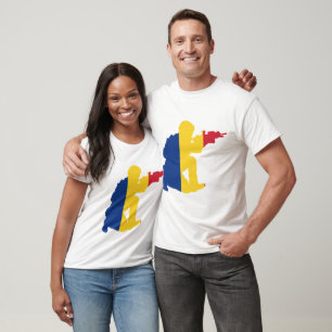 T-shirt Sceau Roumanie