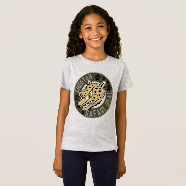 T-Shirt Sceau Safari Cheetah (Devant entier)