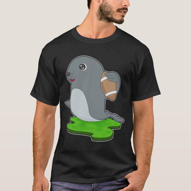 T-shirt Sceau Sports de football américain (Devant)