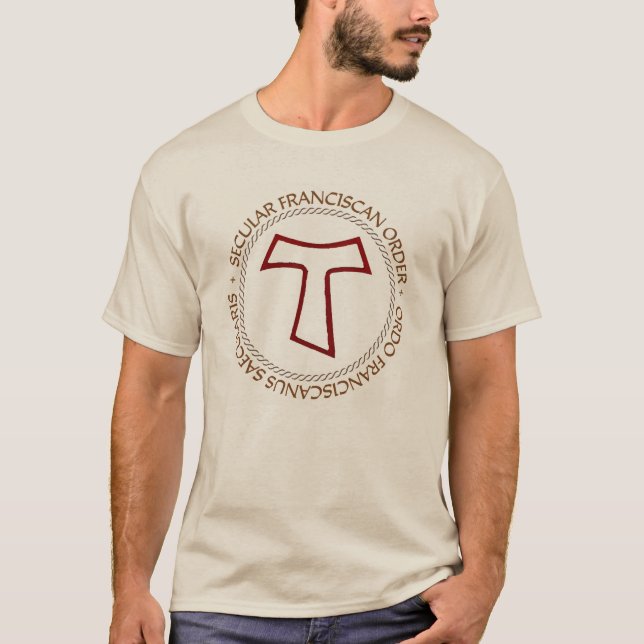 T-shirt Sceau Tau de l'OFS (Devant)