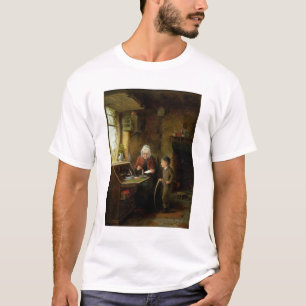 T-shirt Scellant une lettre, 1890 (huile sur le panneau)