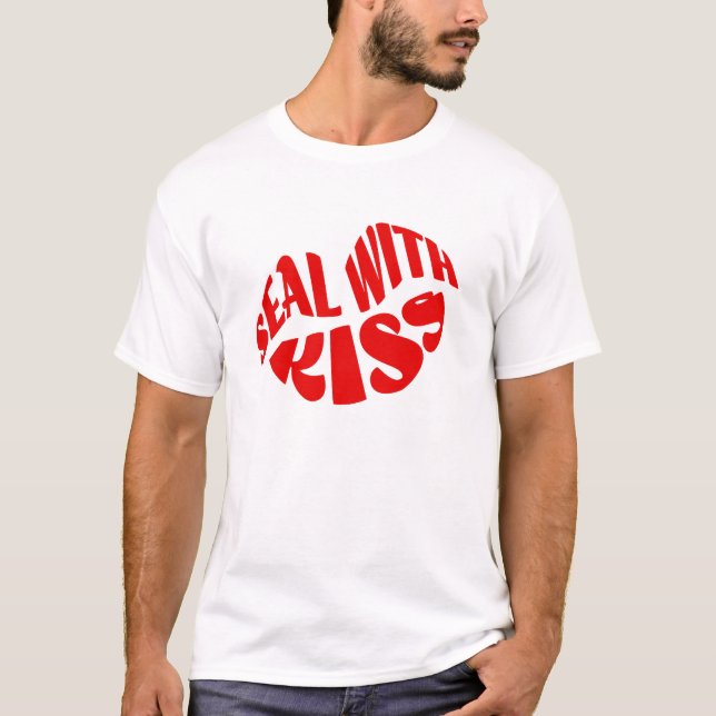T-shirt Scellé avec un baiser (Devant)