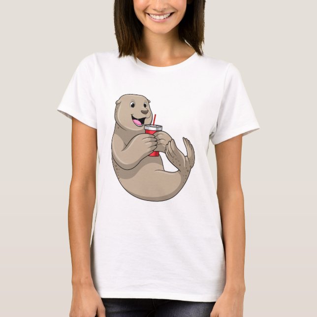 T-shirt Sceller avec de la boue avec de la paille (Devant)