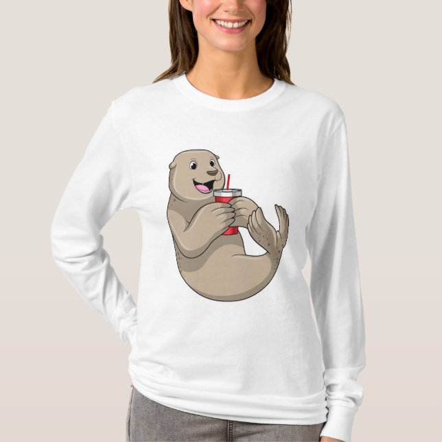 T-shirt Sceller avec de la boue avec de la paille (Devant)