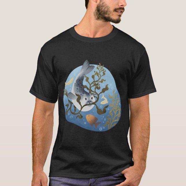 T-shirt Sceller avec leur kelp (Devant)