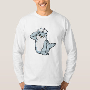 T-shirt Sceller comme marin avec casquette marin