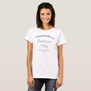 T-shirt Scénario d'Enterrement de Vie de Jeune Fille Moder