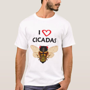 T-shirt Scénario fantasque "I Love Cicadas"