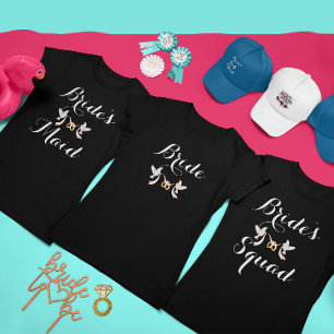 T-shirt Scénario personnalisé de mariage pour demoiselle d