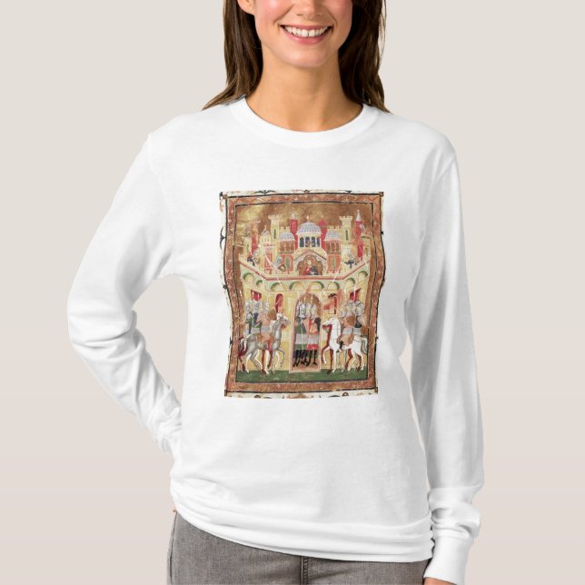 T-shirt Scène de bataille aux murs de Jérusalem (Devant)