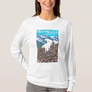 T-shirt Scène de chèvres de montagne - Montana