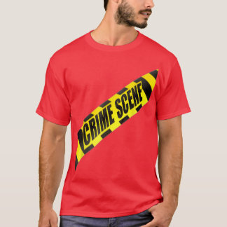 T-shirt Scène de crime Forensic Tape Police Science Enquêt