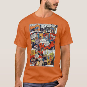 T-shirt Scène de la bande dessinée Onomatopoeia Plethora v