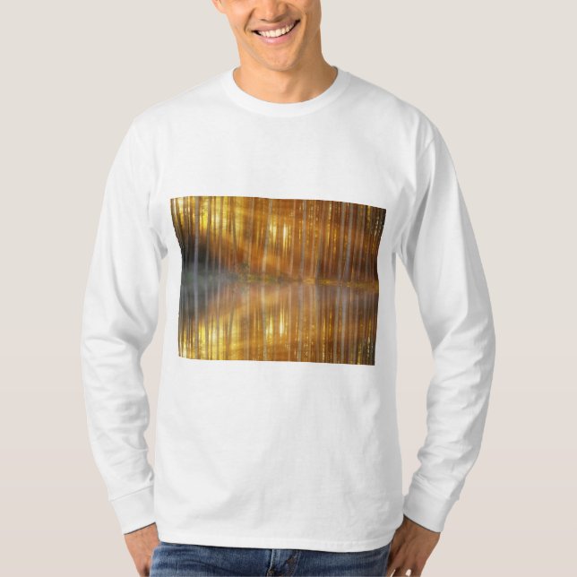 T-shirt Scène de la forêt de Misty (Devant)