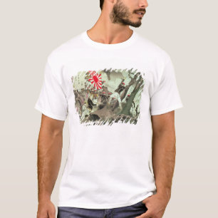 T-shirt Scène de la guerre Sino-Japonaise en Corée (bois