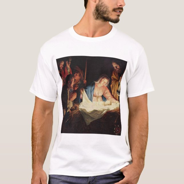 T-shirt Scène de la Nativité (Devant)