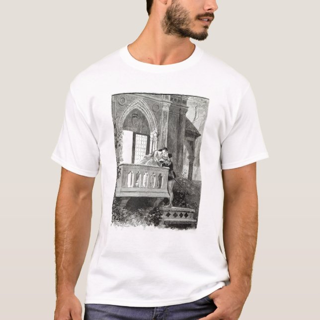 T-shirt Scène de l'acte II de Romeo et de Juliet (Devant)