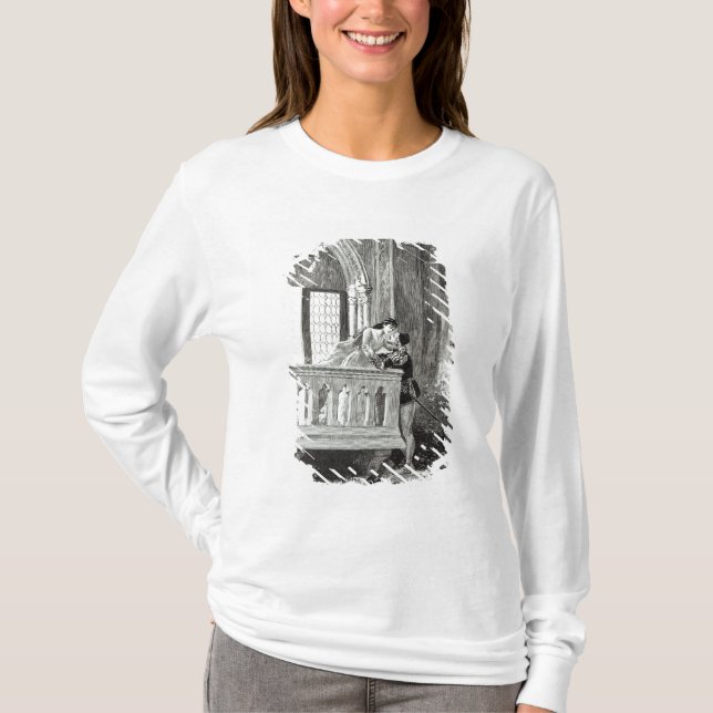 T-shirt Scène de l'acte II de Romeo et de Juliet (Devant)