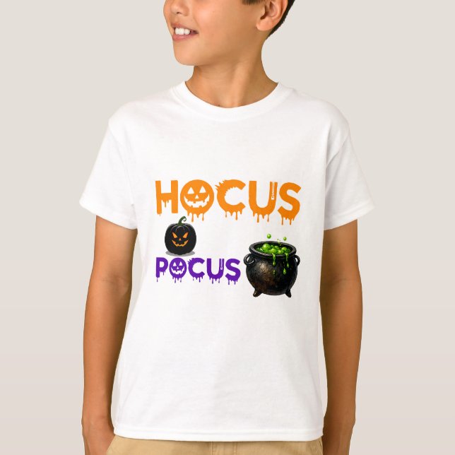 T-shirt Scène de magie Hocus Pocus pour les fans d'Hallowe (Devant)