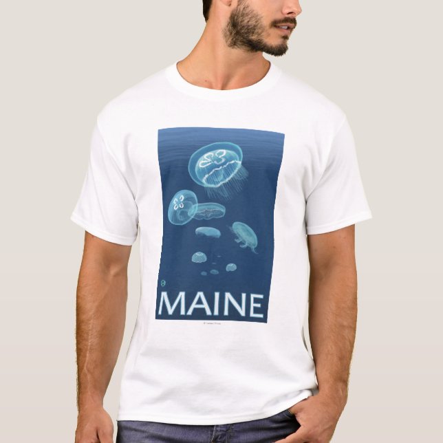 T-shirt Scène de MaineJellyfish (Devant)