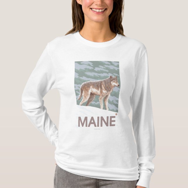 T-shirt Scène de MaineWolf (Devant)