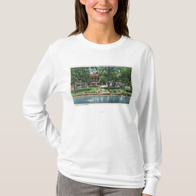 T-shirt Scène de parc de Shotwell et d'auberge de Sherwood (Devant)