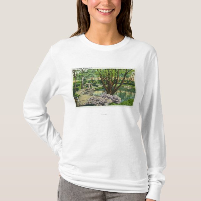 T-shirt Scène de parc d'Onondaga (Devant)