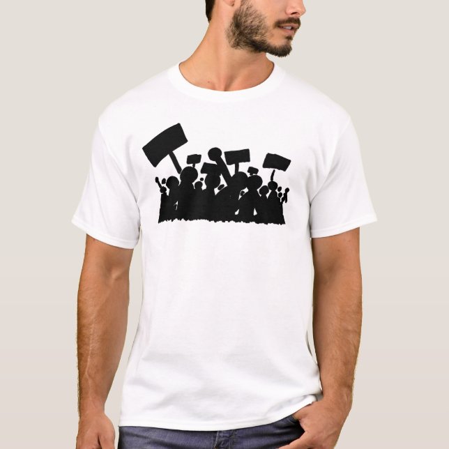 T-shirt Scène de protestation (Devant)