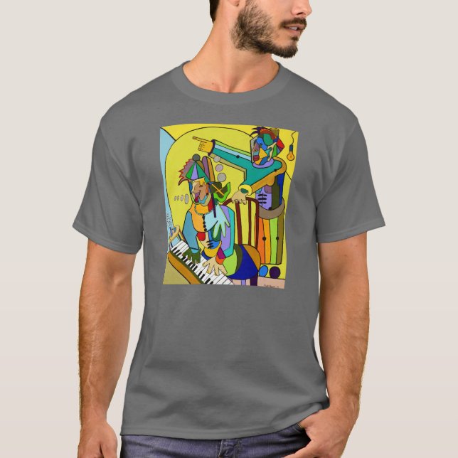 T-shirt "Scène de ragtime" par Ruchell Alexandre (Devant)