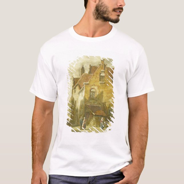 T-shirt Scène de rue (Devant)