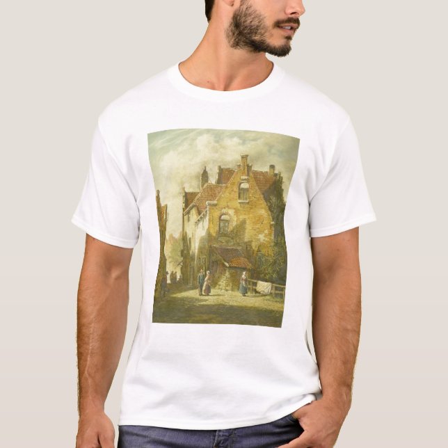 T-shirt Scène de rue (Devant)