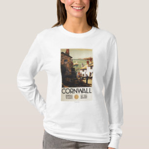 T-shirt Scène de rue avec deux hommes travaillant le