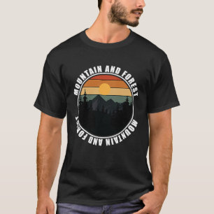 T-shirt Scène des montagnes et des forêts 63