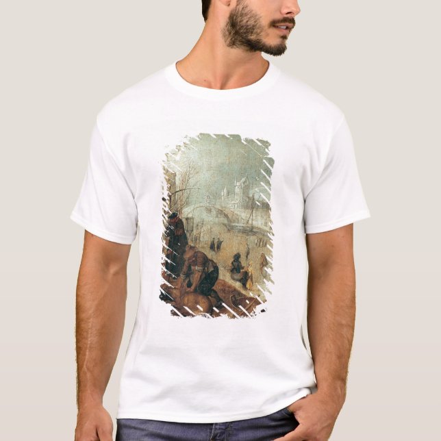 T-shirt Scène d'hiver (Devant)