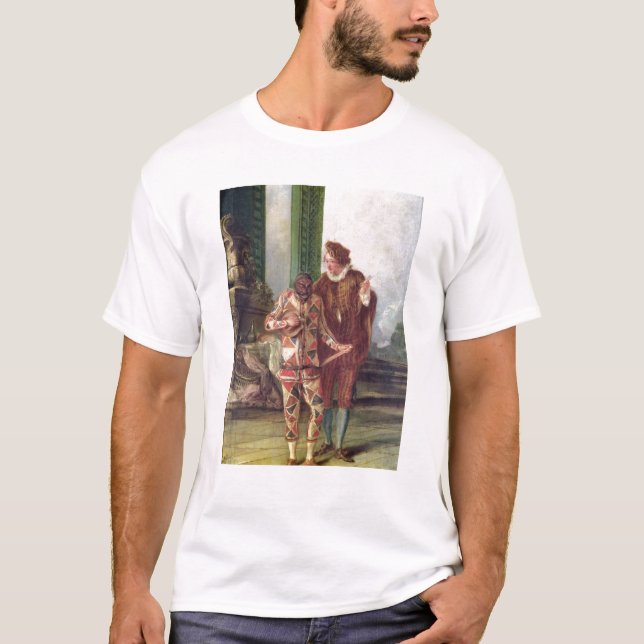 T-shirt Scène du dell'Arte de Commedia (Devant)