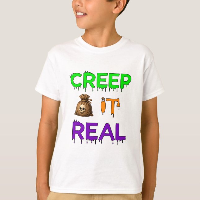 T-shirt Scène effrayante pour les fans d'Halloween 👻 (Devant)