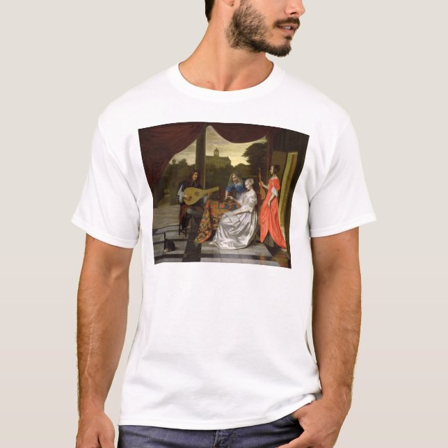 T-shirt Scène musicale à Amsterdam (Devant)