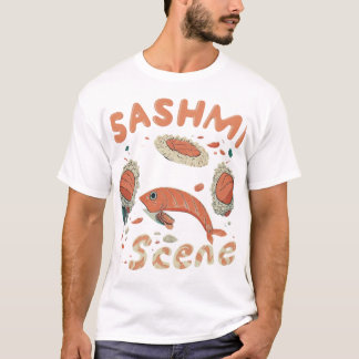 T-shirt Scène Sashimi