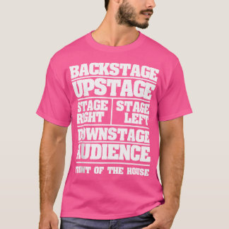 T-shirt Scène Théâtre Opéra Maison Anatomie Drame Artiste