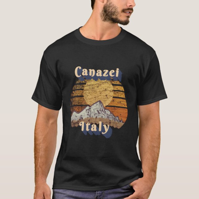 T-shirt Scènes Canazei Italie (Devant)