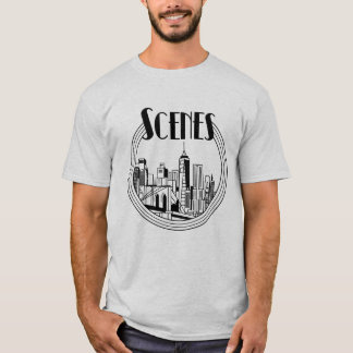 T-shirt Scènes Cercle Skyline