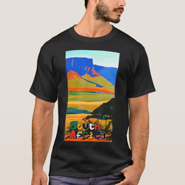 T-shirt Scènes d'Afrique du Sud 02 (Devant)