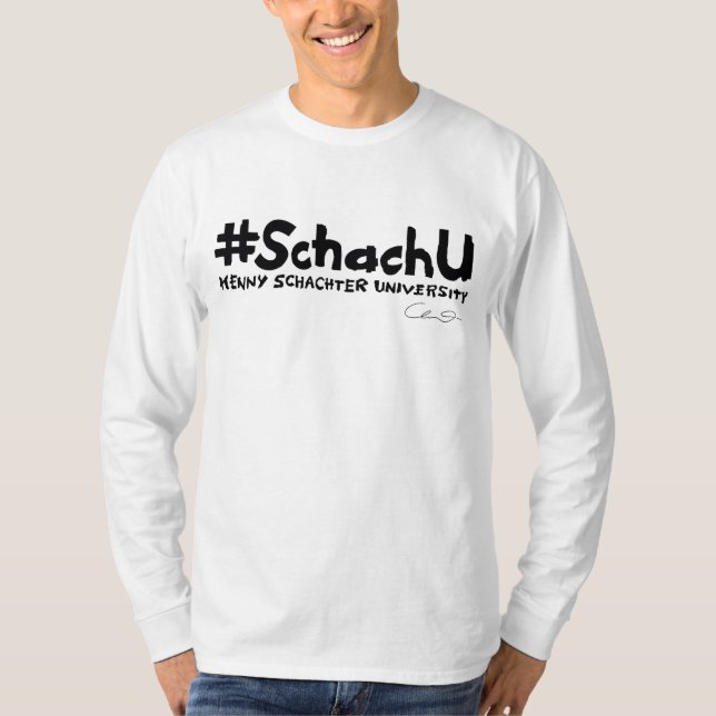 T-shirt #SchachU (Devant)