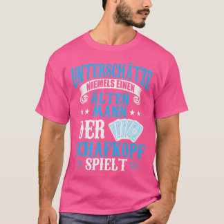 T-shirt Schafkopf Dit Bavarois Card Game Cheep'S Heads