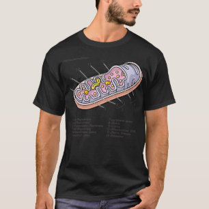 T-shirt Schéma de biologie cellulaire de Mitochondrion