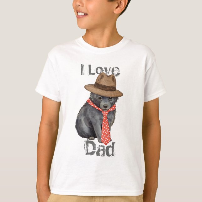 T-shirt Schipperke Papa (Devant)